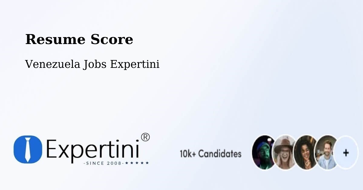 Resume Score & Job Description Match Tool – Güigüe - Venezuela Jobs Expertini